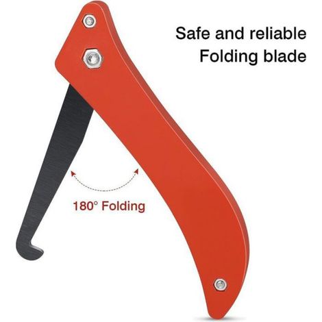 Outils de l'enlève Joint Outil de Calfeutrage Pliable Couteau nettoie joint de Calfeutrage Outils 4 Pièces avec 8 Lames de Rechang (1/4)