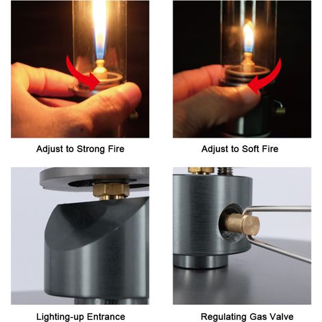 Lampe BRS, lanterne à gaz Butane, utilisation en extérieur uniquement pour le Camping, pique-nique, conduite autonome (1/5)