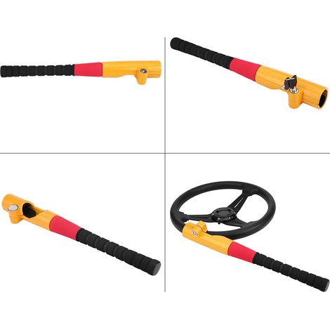 Antivol universel pour volant de voiture ou camion, type baseball (1/5)
