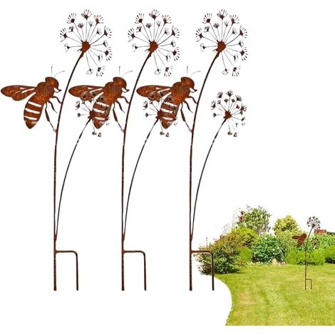 Dekorative Gartenpfähle rustikale Metalldekoration Vintage
