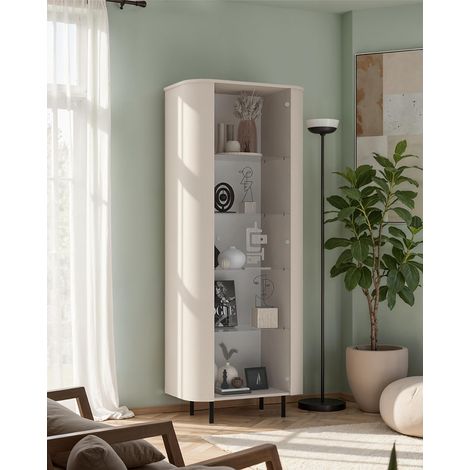 Vitrine moderne coloris cachemire Horizo (1/5)