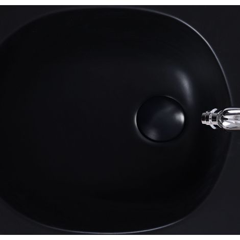 Pop-Up für Bidet(matt schwarz)