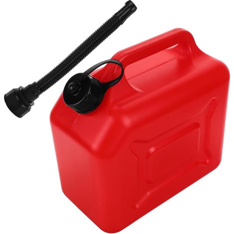 Bidon Essence Léger 5L en Caoutchouc avec Tube Bec pour Moto Voiture Besoins de Petite Ravitaillement (1/5)