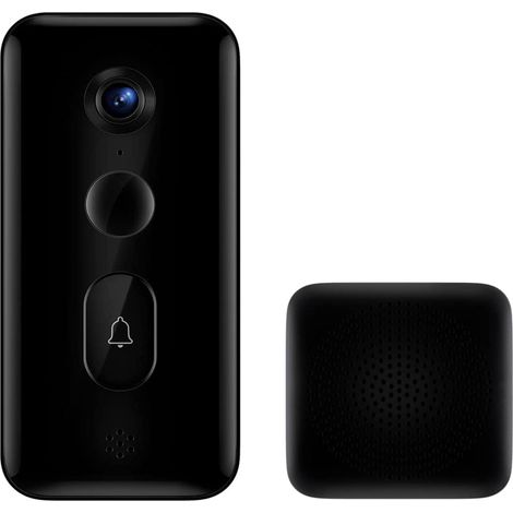 Xiaomi Smart Doorbell 3 sonnette intelligente noire (1/5)
