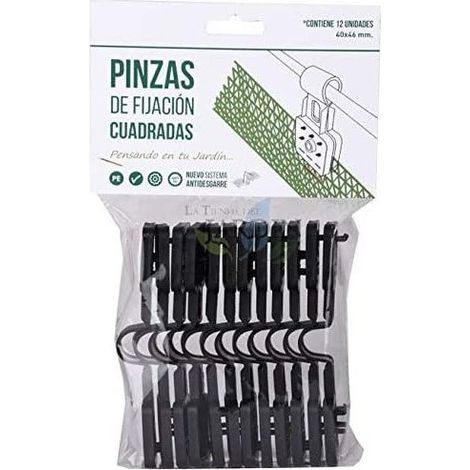 Lot de 12 Fixation PVC blanc, Attaches pour Brise-Vue, kit de Fixation pour Pare-Soleil (1/5)