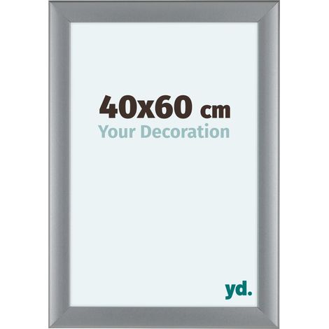 yd. - Cadre photo 40x60 - Argent Mat - MDF - Como (1/5)