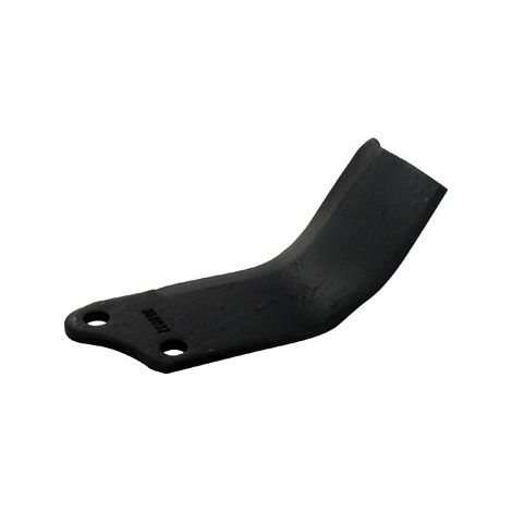 Couteau de fraise gauche pour fraise arrière adaptable sur AGRIA modèles 2500 et 3400. Remplace origine 12869. L: 150mm. Type labour.