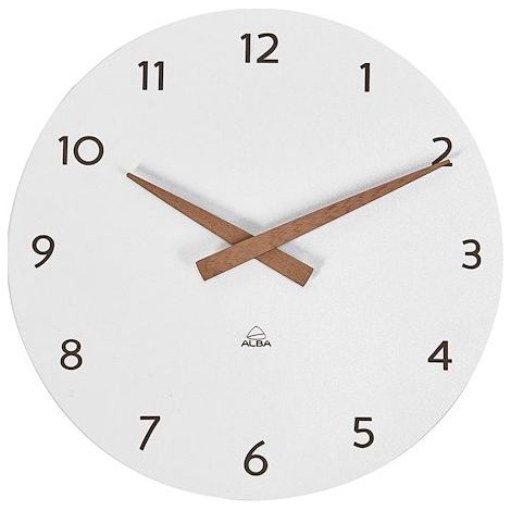 Horloge murale Scandy Ø 30 cm - À quartz - blanc (1/5)