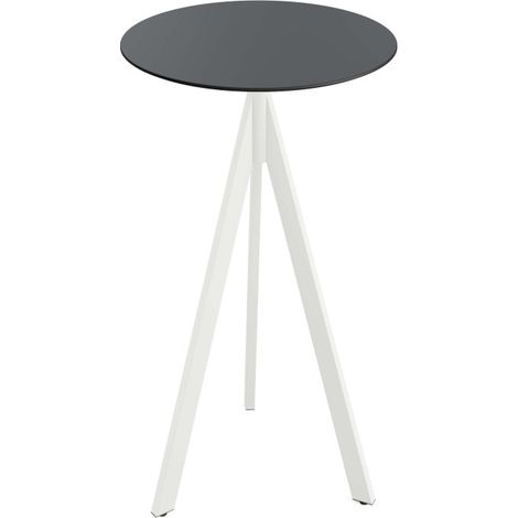 Mange-Debout Infinity Tripod avec Piètement Blanc et Plateau HPL Ø 70 cm - Veba (1/3)