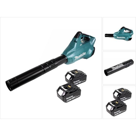 Makita DUB 362 Soffiatore a batteria 2x18V + 2x Batterie 6,0 Ah - senza caricabatterie