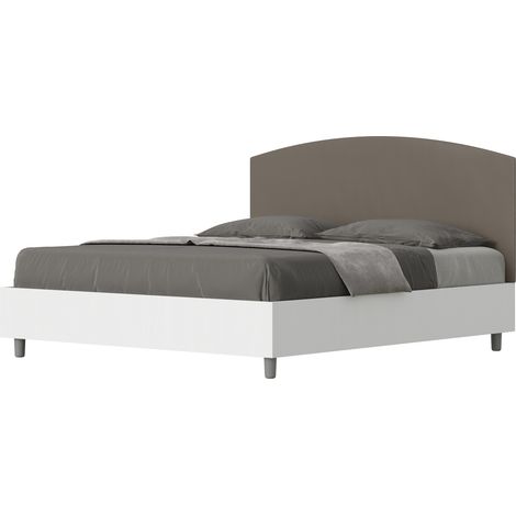 Letto Matrimoniale 160x190 cm Senza Rete Antilia Cappuccino (1/5)