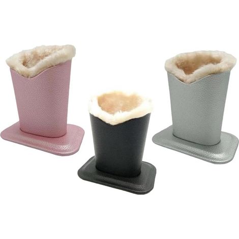 Soporte para bolígrafos de 3 piezas, organizador para mesita de noche, estuche para gafas, multicolor, moderno, terciopelo, piel sintética, unisex, 11,8 x 8,1 x 12,5 cm, 3 unidades (1/5)