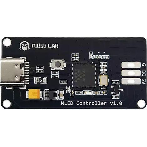 Contrôleur de bande lumineuse WLED open-source MuseLab WS2812B RGB couleur A (1/5)