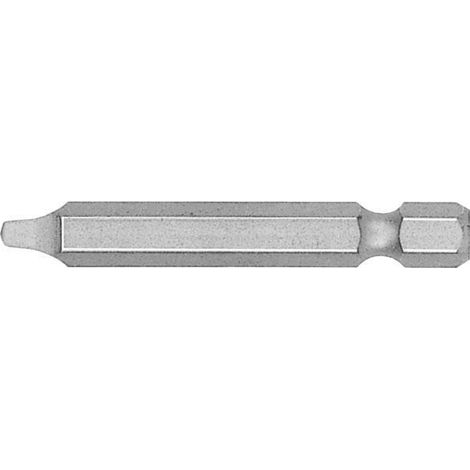 Pointe carrée 1/4" longue standard, idéale pour les guides, la précision dans les perforations et les travaux de menuiserie.