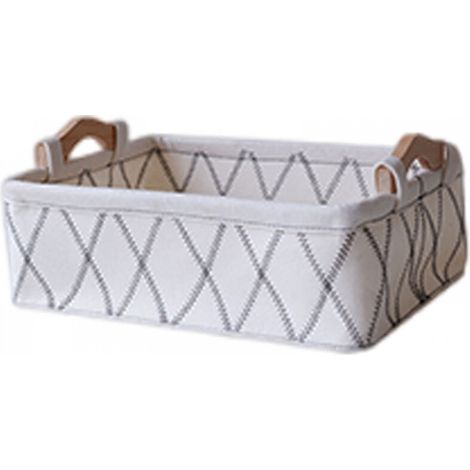 Panier de rangement pliable en feutre doux, idéal pour ranger DVD, CD, livres, sous-vêtements, chaussettes et soutiens-gorge. Panier de rangement décoratif et élégant. (1/4)