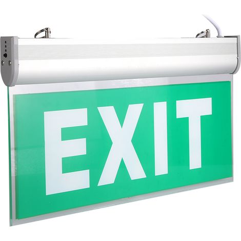 3W 12 LED Acryl-Notausgangssignalleuchte, 110-220V (1/5)