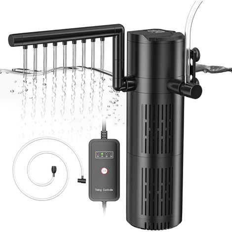 Filtre d'Aquarium Interne avec Pompe Aquarium et stérilisateur UVC 6W, pour Aquariums de 40L à 100L(500L/H) (1/5)