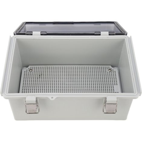 Boîte de jonction étanche IP67 transparente, coffret de distribution ABS 290x190x140mm (1/5)