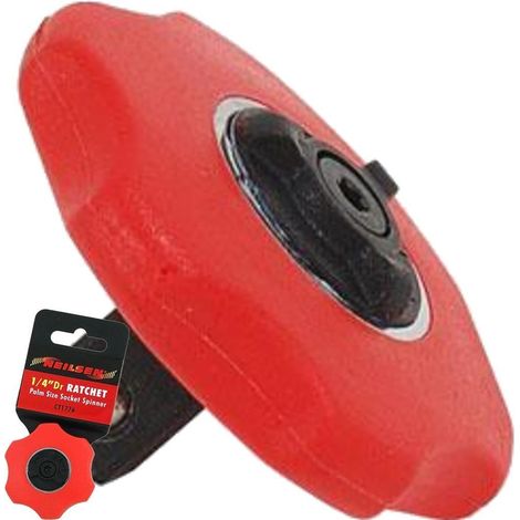 Neilsen Palm Size Ratchet Compact Reversible Socket Spinner 1/4" Drive Hand Tool (1/2)