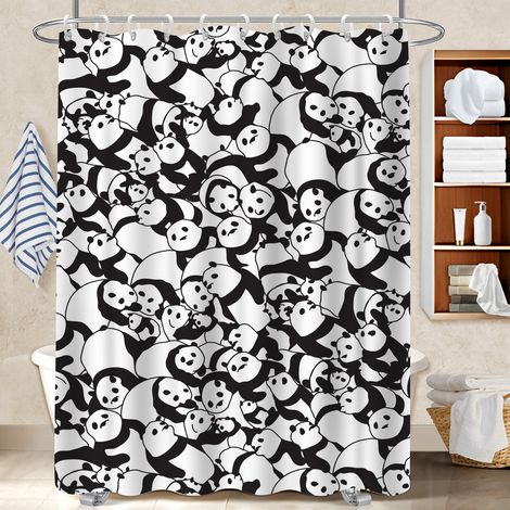 Rideau de bain 180x180 Évasion polyester pour salle de bain pour accueillir l’été dans sa maison (1/5)