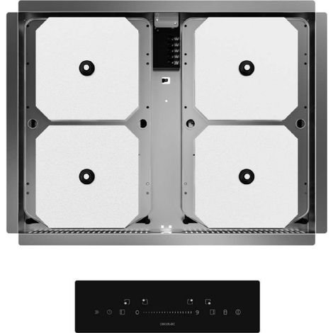 Cecotec Placa de Inducción Invisible - Oculta Bajo Encimera 60cm Bolero Squad I 4300 Invisible FullFlex. 7200W, Encimera 12-15mm