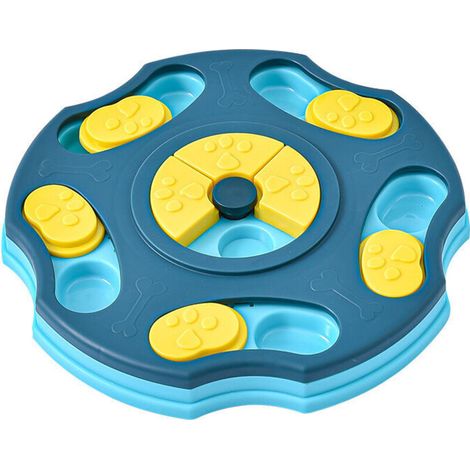 Jouets pour animaux de compagnie Jouets pour chiens Plateau tournant pour chien Manger Vaisselle anti-étouffement Bol pour chien Fournitures Jouets pour animaux de compagnie (Vert)