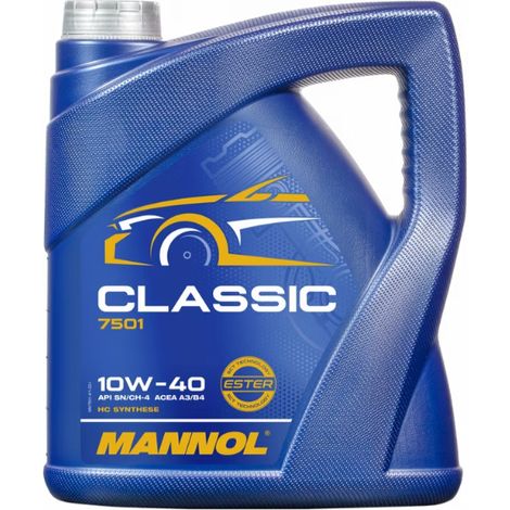 MANNOL - Huile moteur classic - 10W40 - 5L - MN7501-5 (1/2)