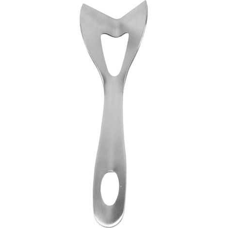 1 couteau à beurre en acier inoxydable pour fromage, couteau d'angle pour trancher et racler le beurre (1/3)