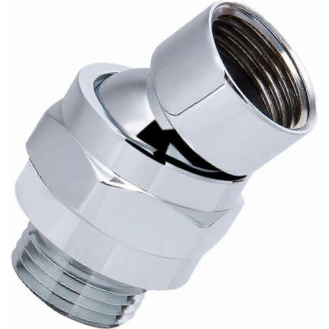 Raccord de douche réglable en laiton avec rotule pivotante pour adaptateur de pommeau de douche de rechange (1/5)