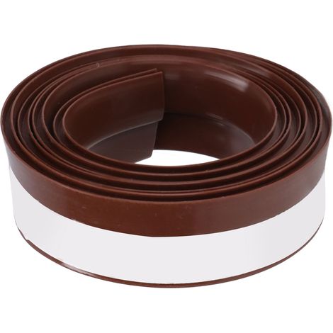 Porte insonorisée 28mm trou rond joint silicone protecteur durable remplaçable léger bande d'étanchéité pour pièce marron (1/5)