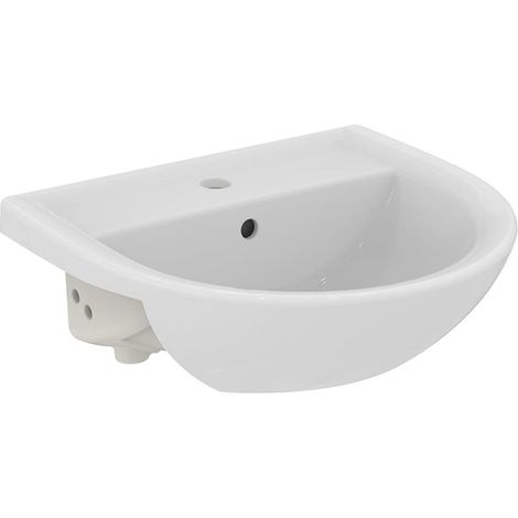 Armitage Shanks Sandringham 21 Semi-Recessed Basin 500mm Wide - 1 Tap Hole (1/3)