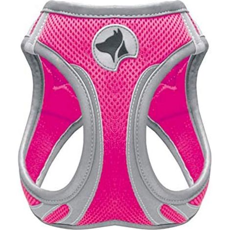 Pettorina Reflective Hiking Rosa con imbottitura interna per cani: M (1/2)