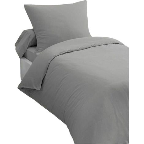 home-linge-passion Bettwäsche Set grau 140x200 cm