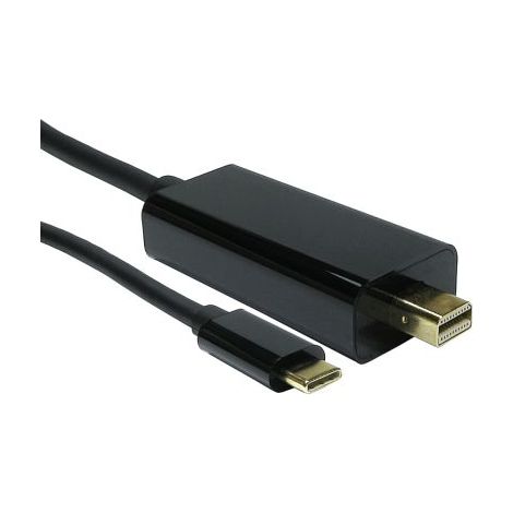 Câble adaptateur RS PRO USB C vers Mini DisplayPort, USB 3.1, 3840 x 2160 ( Prix pour 1 )