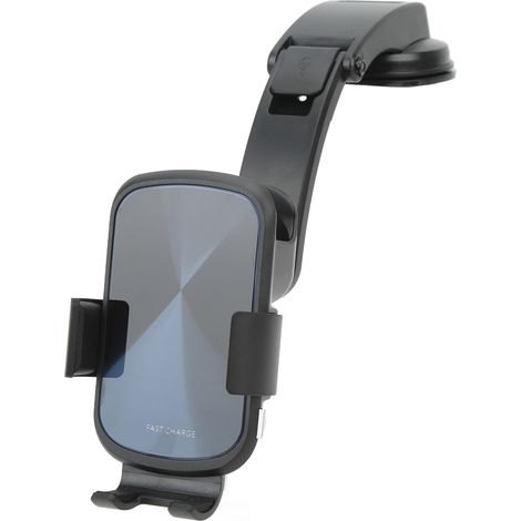 Station de charge sans fil pour voiture 15W QC3.0 support chargeur téléphone pour appareils compatibles sans fil (1/5)