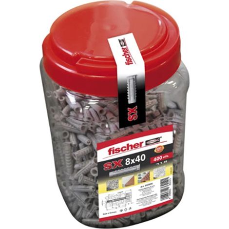 Bidon 400 sx plus bouchons 8x40mm 568706 fischer