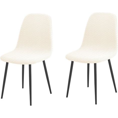 Coprisedia elastico in 2 pezzi, coprisedia da cucina, copritavolo morbido per la casa, in poliestere elasticizzato per cucine, camere da letto e sale da pranzo. (1/5)