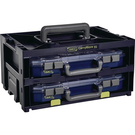Sortimentskastentresor CarryMore 55 B386xT278xH195mm 16 je Koffer RAACO