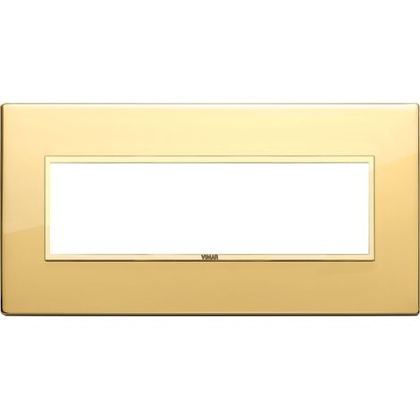 VIMAR - 21657.G09 Placca 7M oro totale lucido