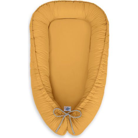 Capullo para bebé, doble cara, parque infantil, arrullo, Premium MY SWEET BABY - mostaza (1/3)