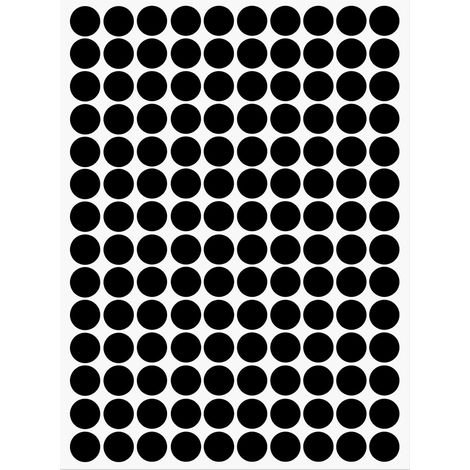 1 Feuille 140 pièces Vis Trou Couvercle Autocollants 12mm Dia PVC Autocollant Adhésif Couvertures Bouchons Anti poussière pour Bois Mobilier Armoire (1/4)