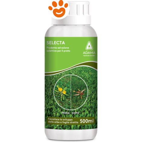Adama Selecta Concime Selettivo per Prato - Confezione 500 ml -