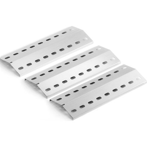 39,5 x 15 cm Couvercle de brûleur Plaque chauffante pour Landmann Grillchef, Landmann Triton, Landmann Minton, Landmann Avalon, Grandhall Maxim GT4, Distributeur de flammes Flavorizer Bars en