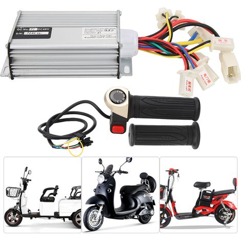 Poignée d'accélérateur universelle pour vélo électrique 48V 1000W avec écran LCD et contrôleur sans balais (1/5)
