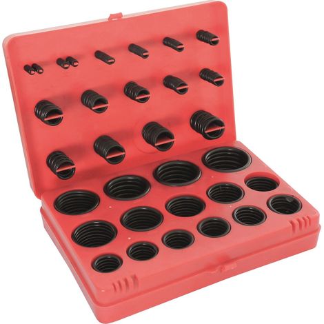 Joints toriques métriques 3,17 à 44,45mm - coffret de 382 pcs KLIPPER - 14192