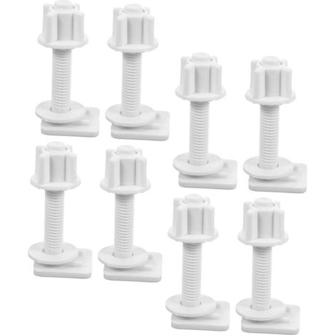 8 pièces Kit de Vis et Écrous pour Siège, Abs (1/5)
