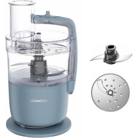 Robot multifonction KENWOOD FDP22.000GY - 1 vitesse + Pulse - 650W - Bol 1,3L + accessoires