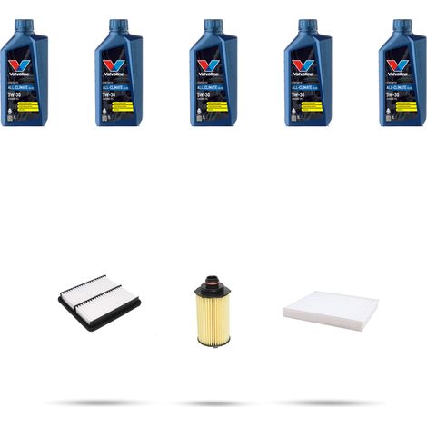 Kit tagliando 3 FILTRI e 5L OLIO compatibile con Ssangyong Tivoli 1.6 D 85kw dal 2015 (1/5)
