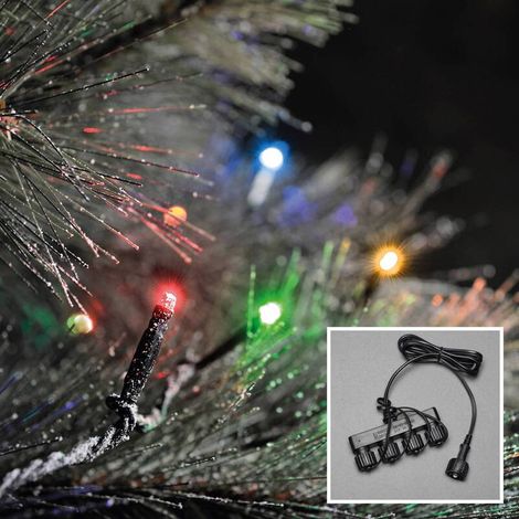 [NEUWERTIG] B-Ware Konstsmide Lichterkette Lichtergirlande 100 LED RGB Außen dimmbar Basis System (1/2)