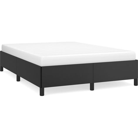 Lit double,Lit adulte,Cadre de lit sans matelas noir 140x190 cm similicuir CFW9124594 (1/5)